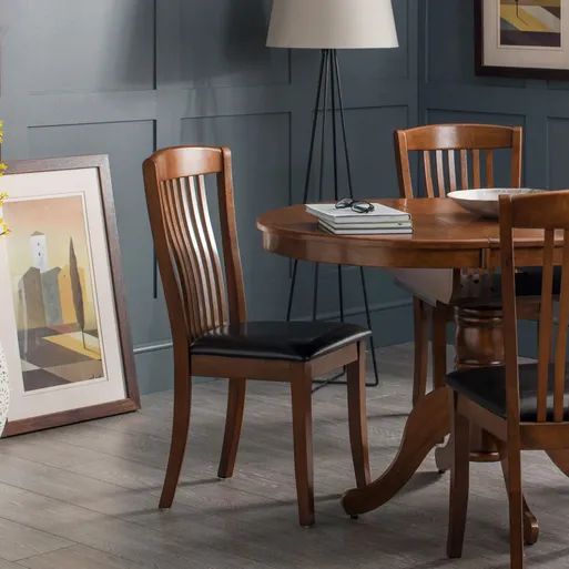 Dark Wood Dining Chairs